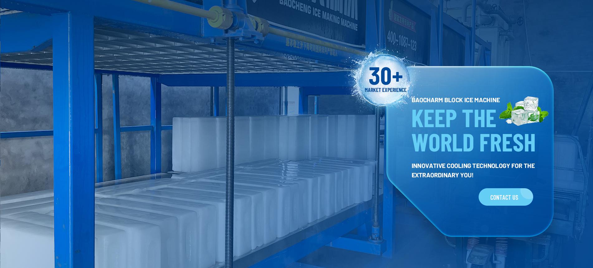 Yenilikçi Buz Bloğu Yapma Makinesi için Bizimle İletişime Geçin