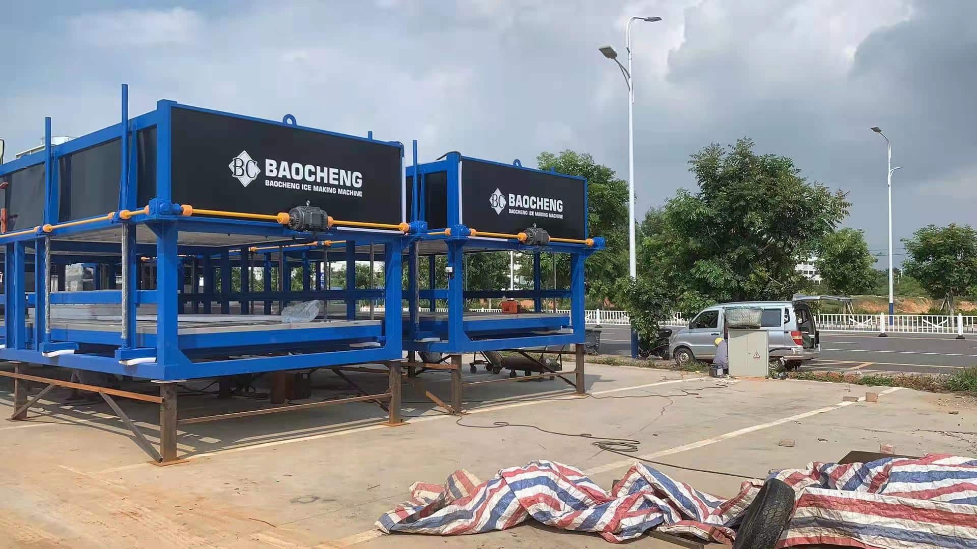 100KG Large Ice Blocks Machine large ice blocks