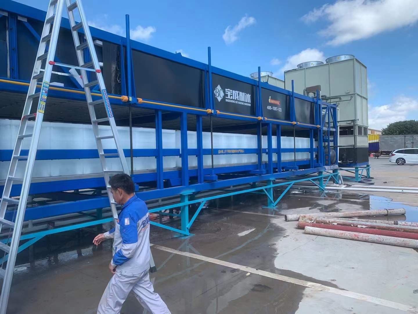 100 KG Large Block Ice Machine large block ice machine