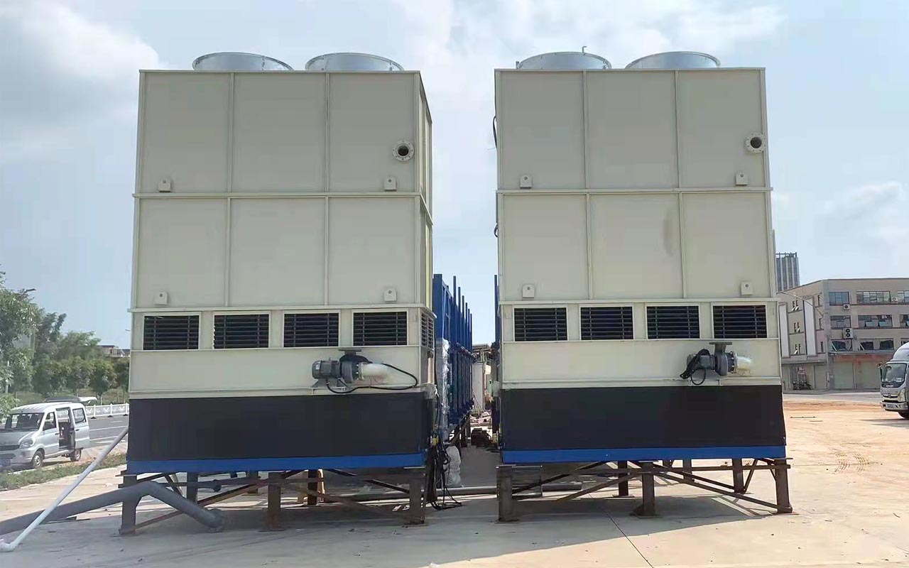 Evaporative-cooled System ice block cooling system