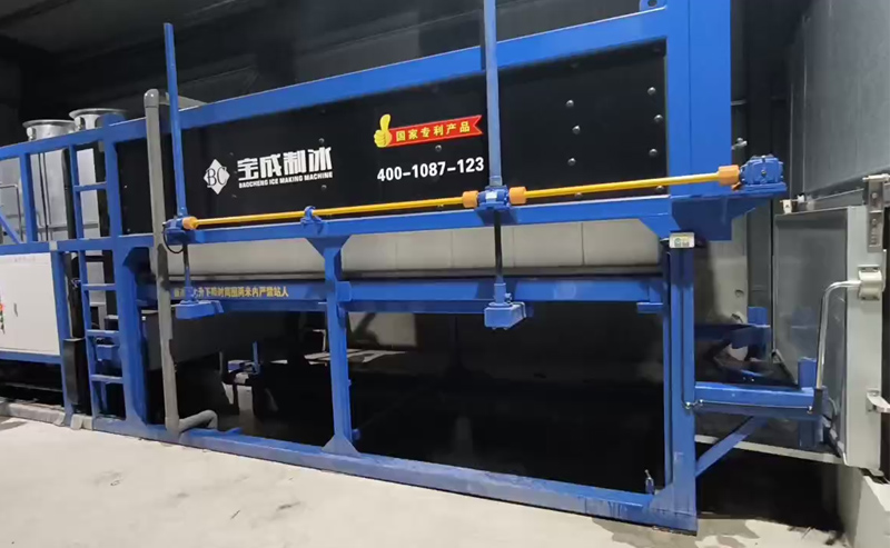 Customer Case block ice making machine