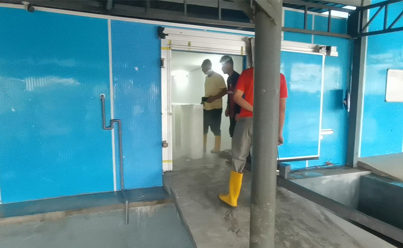 Customer Case ice block storage