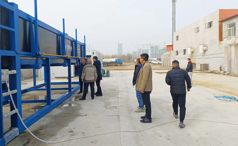 Customer Case ice tube maker machine industrial