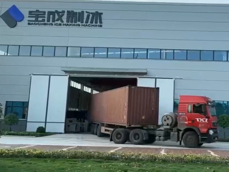 Afrika'ya Günlük 15 Tonluk Blok Buz Makinesi Gönderimi - 25 kg Buz Blokları