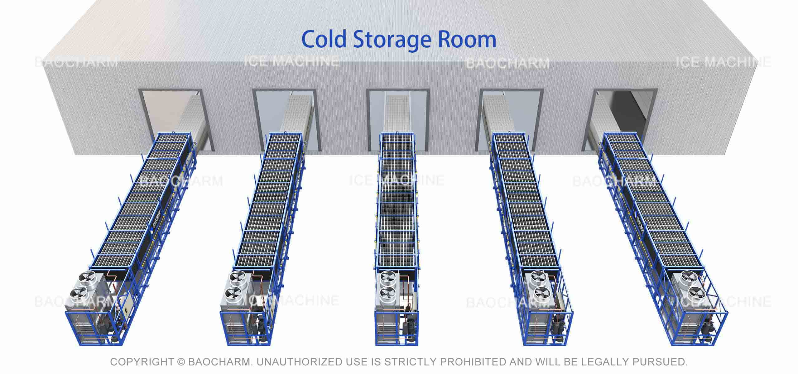 large-scale ice making solution