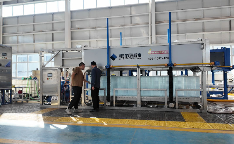Direct Cooling Ice Block Machine Making Transparent Block Ice