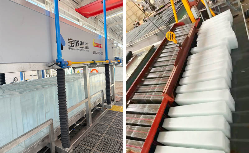Direct Cooling Clear Block Ice Machine VS. Brine Ice Machine